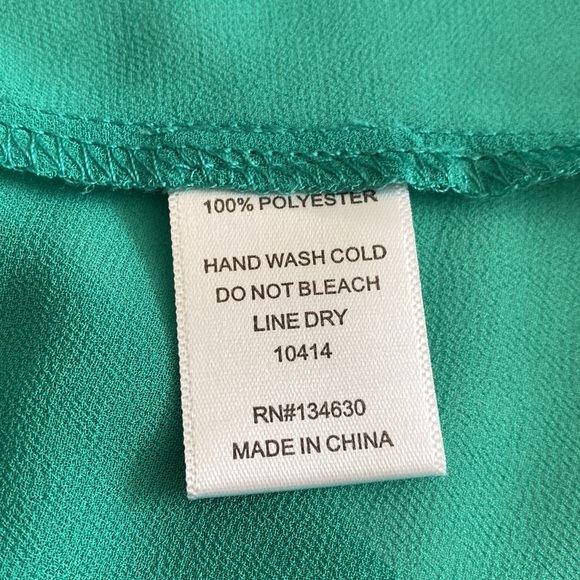 Anthropologie Sunday in Brooklyn colourblock sleeveless blouse green - Picture 11 of 12